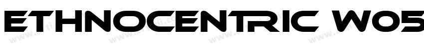 Ethnocentric W05 Re字体转换